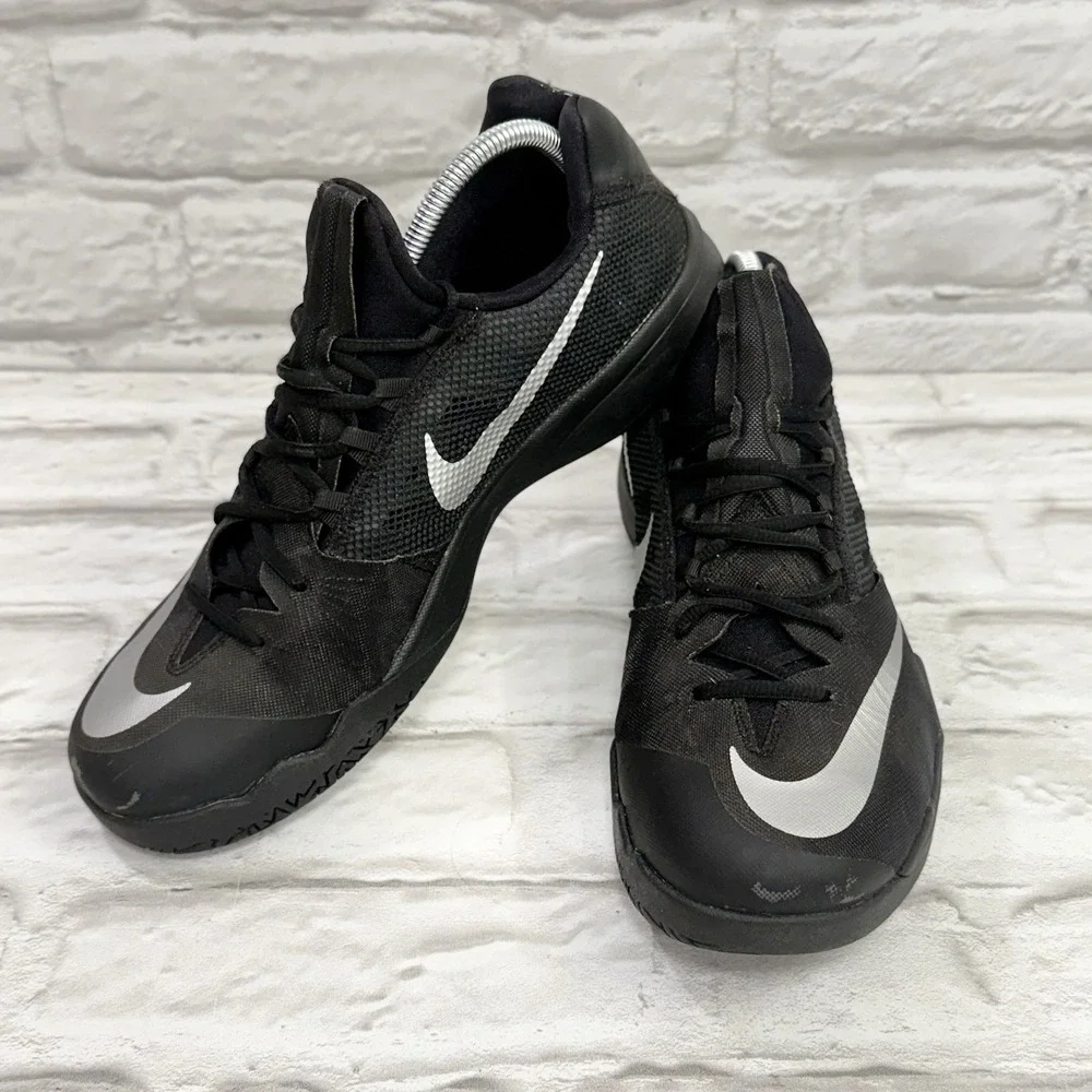 Nike Zoom Run The One Anthracite Men's Sz 11.5 Black Athletic Running Shoes Logo